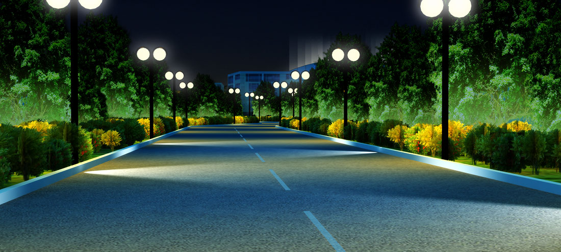 效果圖展示 中國南方電網云南羅平魯布革水力發電站辦公區亮化工程設計