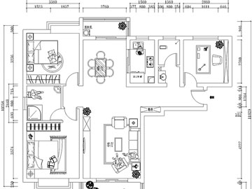 同德校區(qū)CAD班學生王同學作品