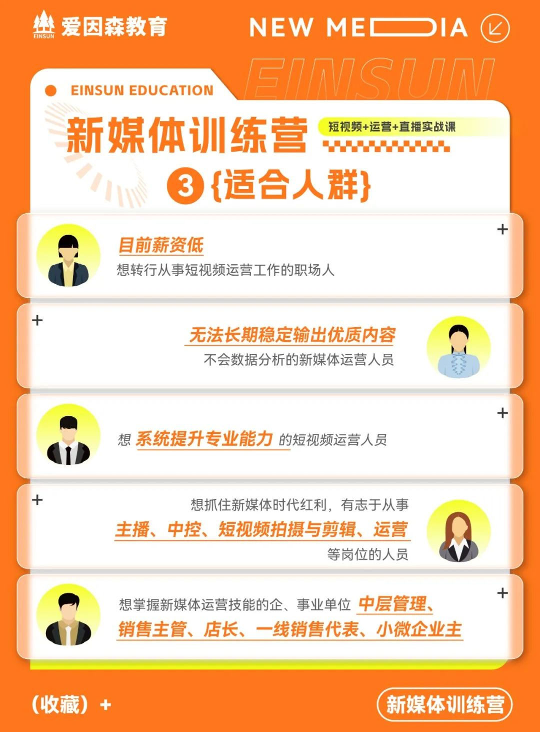 愛因森新媒體訓練營 愛因森教育新媒體訓練營